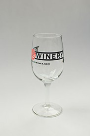 Branded Wine Glass